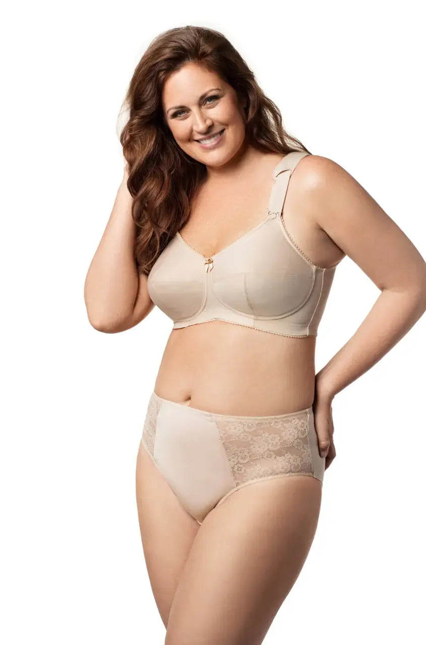 Plus Size Printed Full Coverage Softcup Bra