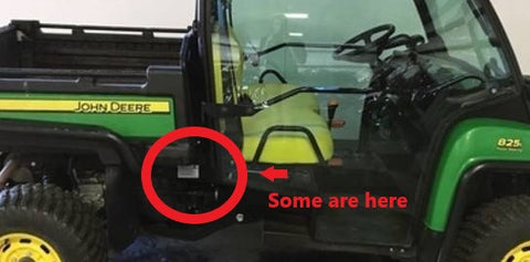 john deere gator serial number location