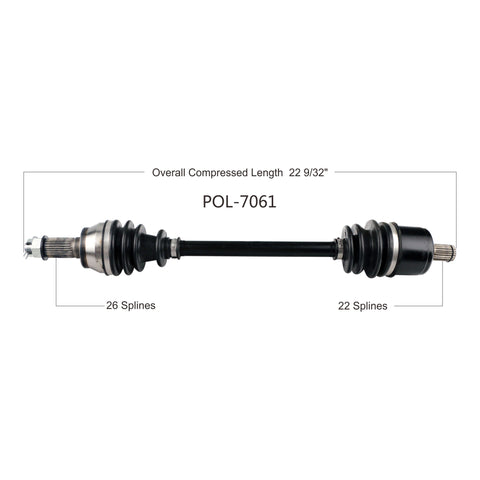 15 19 Polaris Rzr 900 Front Left Or Right Cv Axle Shaft Cv Trakmotive Pol 7061 Kingdom Powersports