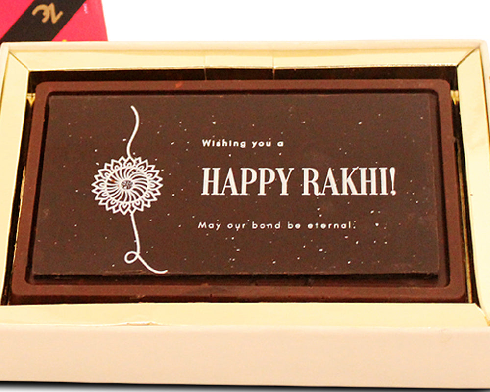 ZOROY Luxury Chocolate Rakhi Gift Brother Sister | Happy Rakhi chocola