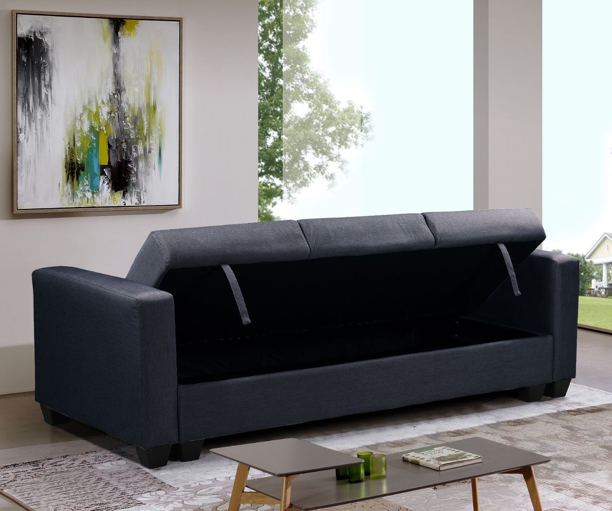 Sofa Cama Barato Aveli 196x74 cm (Abierto: 196x97 cm)