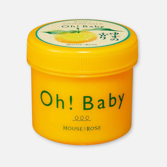 House Of Rose Oh! Baby Body Scrub Smoother Cream Yuzu 200g - Buy Me Japan