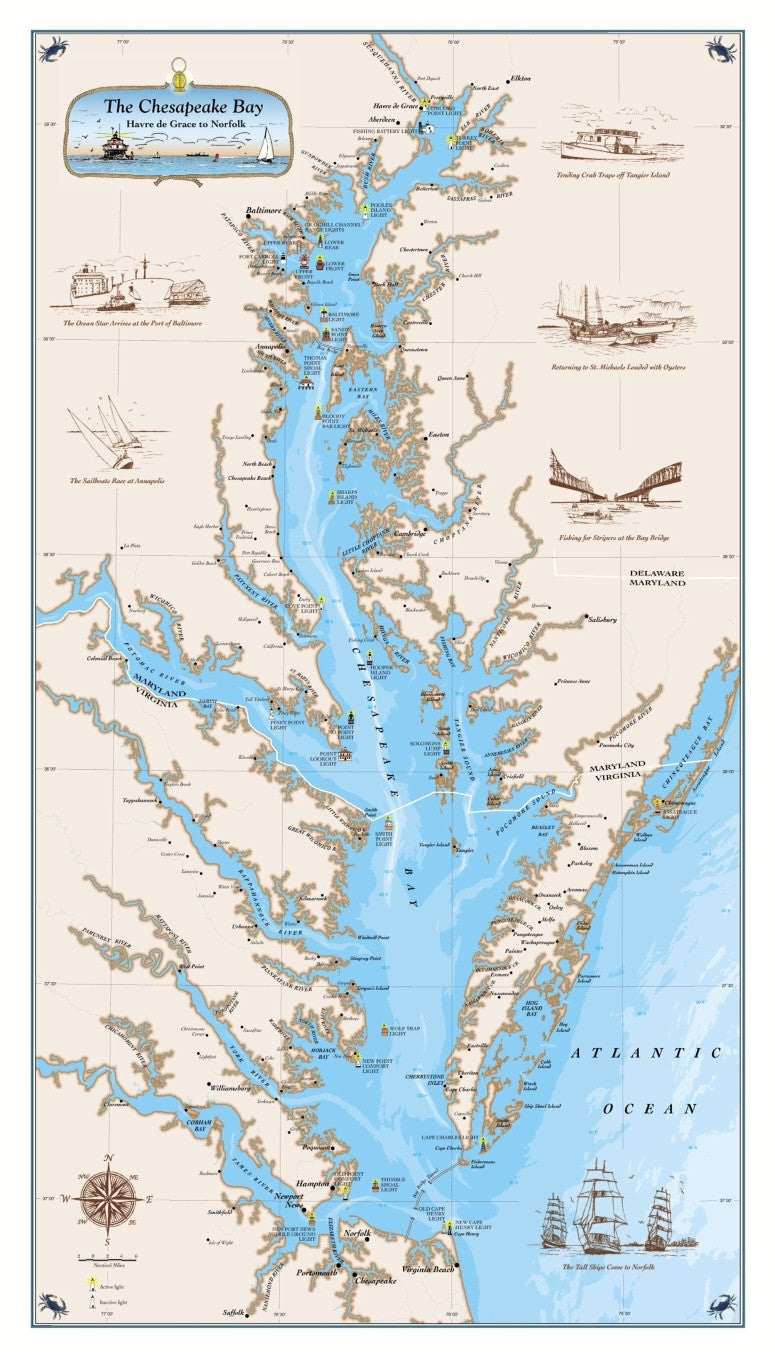 The Original Chesapeake Bay Chart Sealake Products LLC