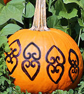 Adinkra Pumpkin Carving Designs