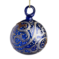Snow Song Glass Ornament Christmas Ornaments