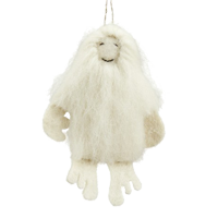 Snow Yeti Ornament Christmas Ornaments