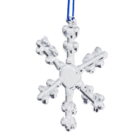 Glass Snowflake Ornament Christmas Ornaments