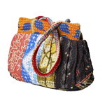 Kantha Stitch Sari Bag