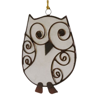 Quizzical Owl Ornament