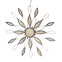 Sun Ray Snowflake Ornament Christmas Ornaments