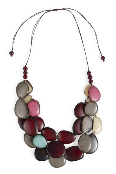 Twilight Tagua Necklace made in Ecuador by fair trade artisan partners and sold at Ten Thousand Villages