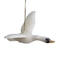 Flying Swan Ornament
