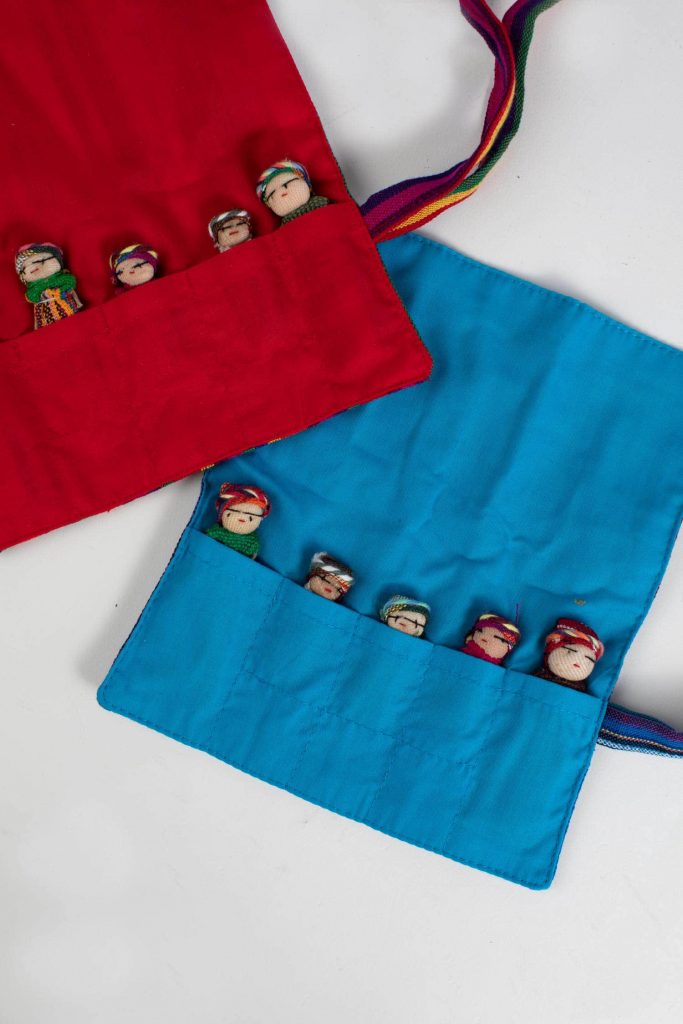 Ethical stocking stuffer for kids: the Worry Doll Travel Set from Guatemala. 