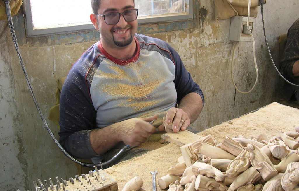 CRS and Ten Thousand Villages help renew the George El Atrash Workshop in West Bank