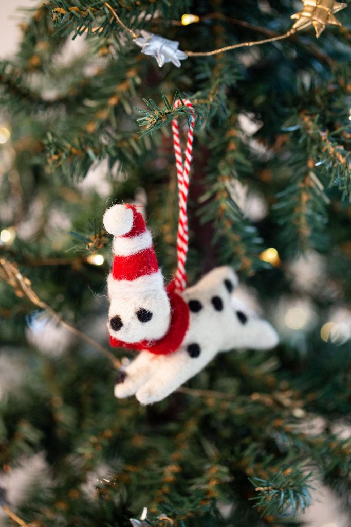 Yeti Felt Christmas Tree Ornament