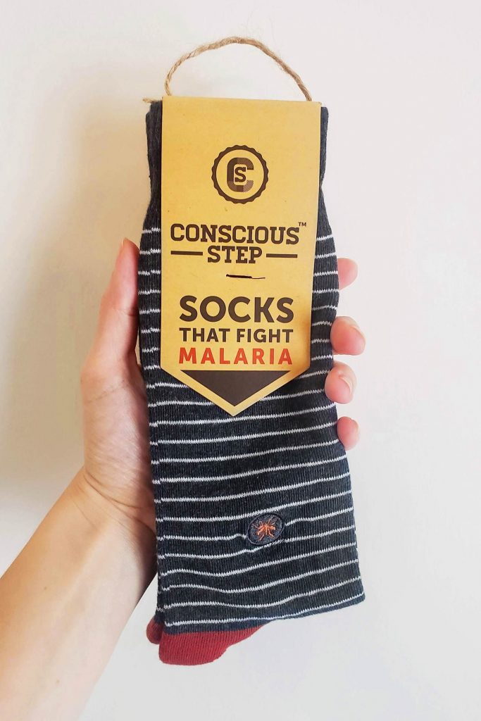 Ethical stocking stuffer for anyone: conscious step socks. 