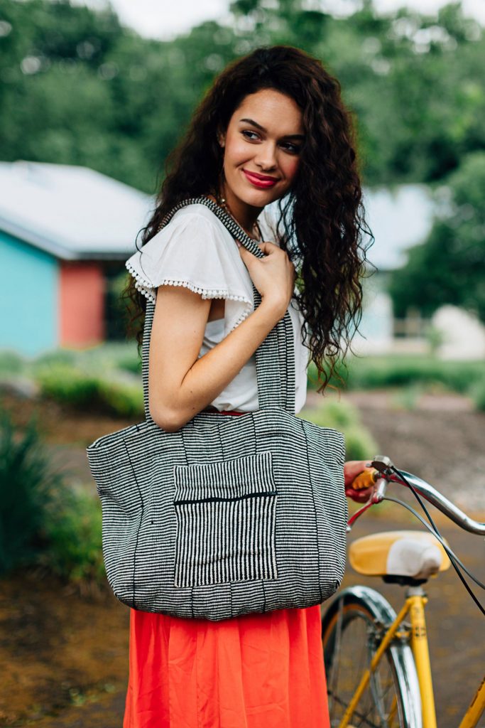 Ethically Made Bags | Cotton Weave Tote To Go