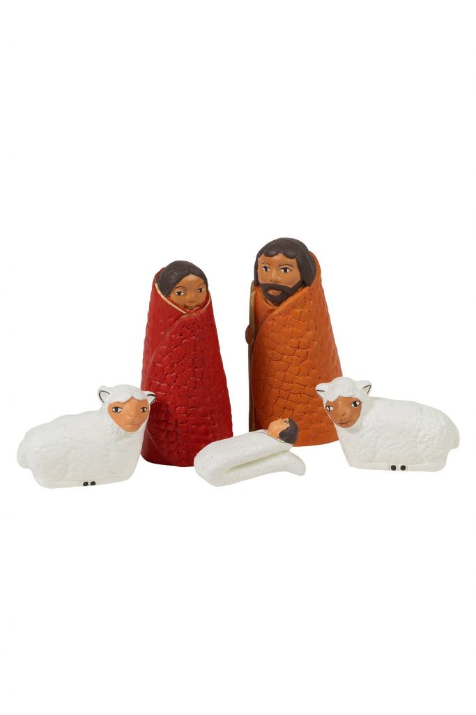 Unique Nativities | Cozy Sheep Nativity | Handcrafted in Peru