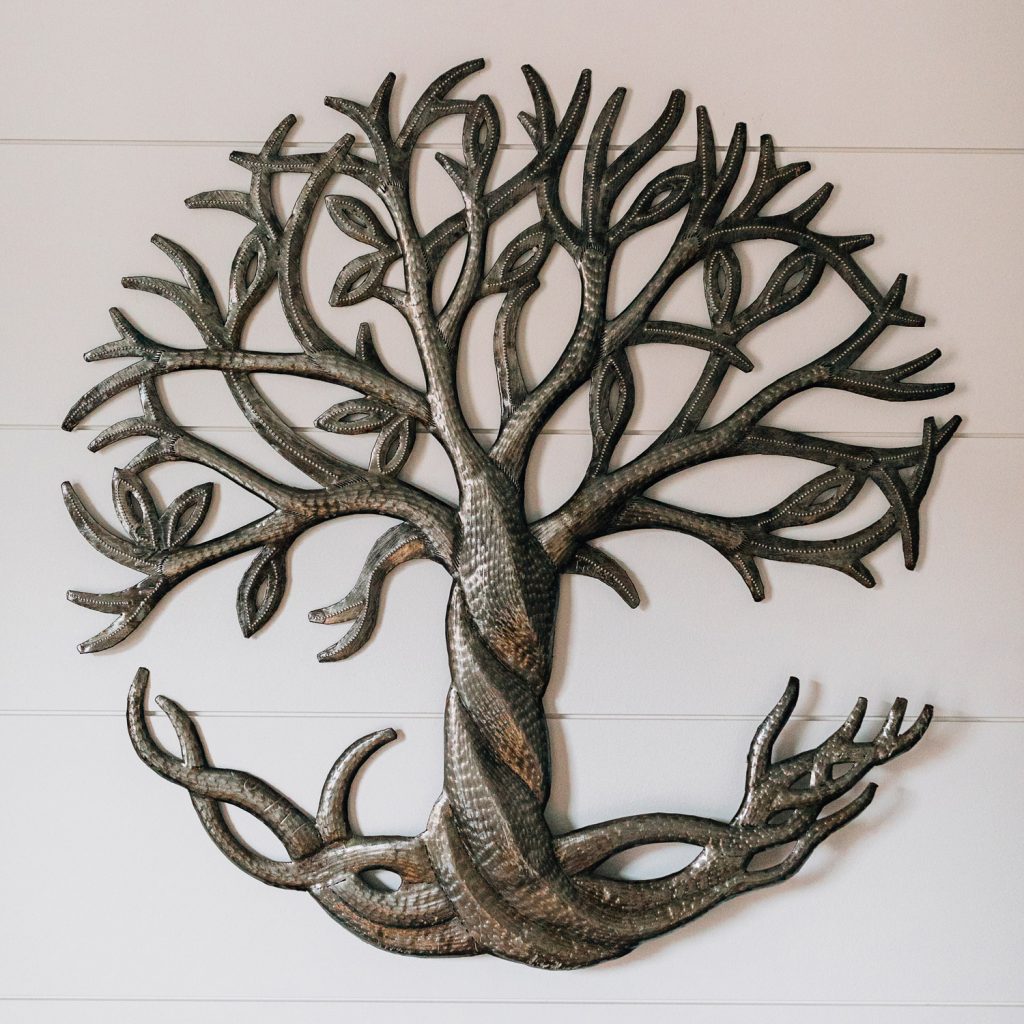 Eight Great Anniversary Gifts | Roots & Leaves Cut Metal Art