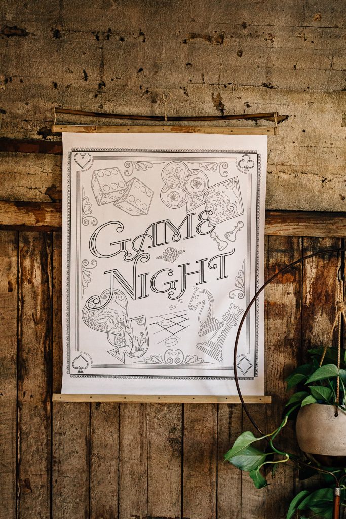 Game On, Screens Off | Color-Your-Own Poster