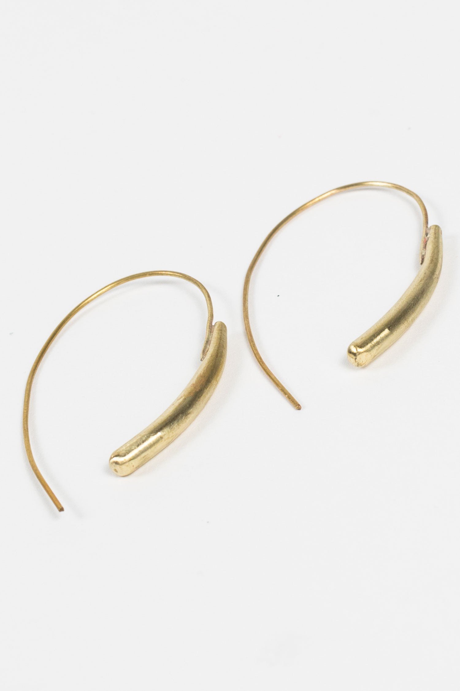 Ethical Earrings | Golden Hook Earrings