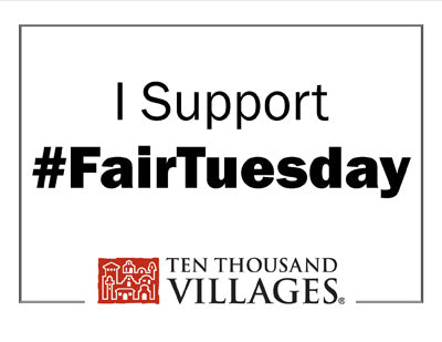 I Support Fair Tuesday Sign