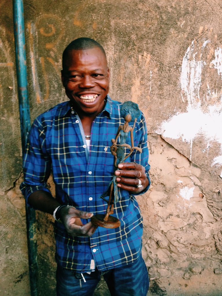 Issouf is an artisan working in Burkina Faso.