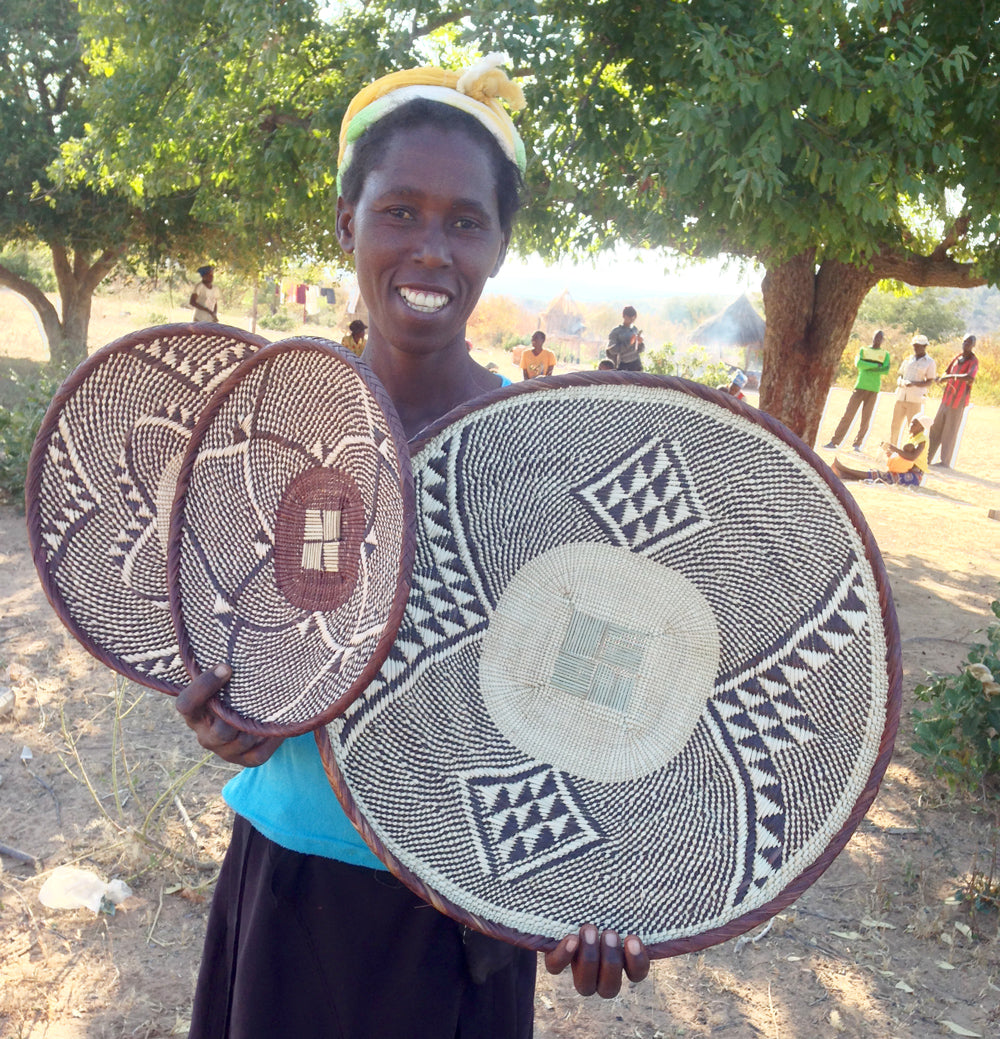 Zimbabwe | Cecilia stays very busy weaving, teaching, and farming. 