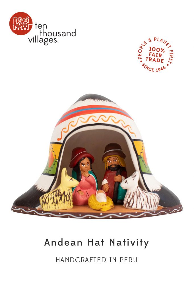 Unique Nativity | Andean Hat Nativity | Made in Peru
