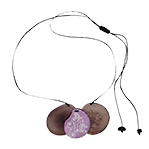 Lavender Leaves Necklace - Radiant Orchid