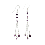 Amethyst Ardor Earrings - Radiant Orchid