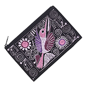 Hummingbird Coin Purse - Radiant Orchid