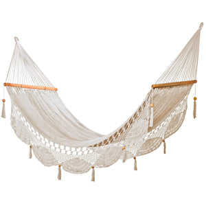 summer day white hammock