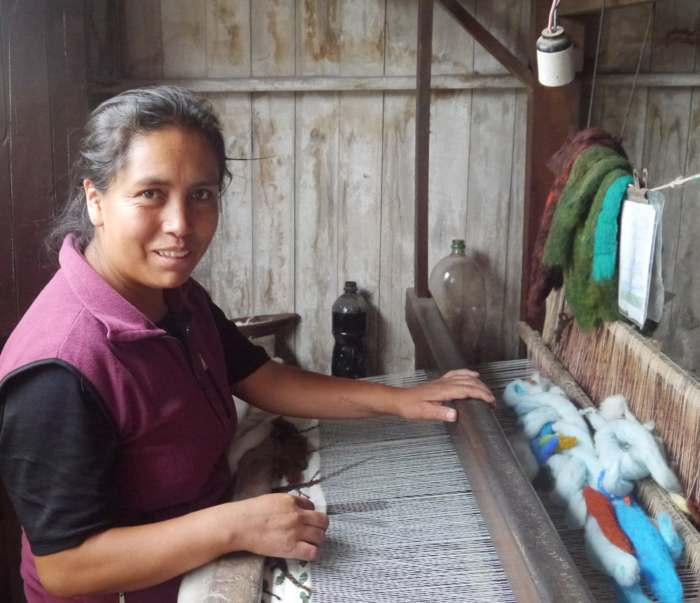 Coiled wool wall hangings handwoven in Peru | Dream Weaver | #LiveLifeFair