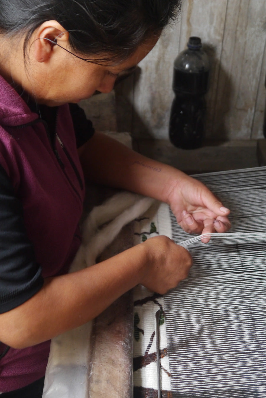 Coiled wool wall hangings handwoven in Peru | Dream Weaver | #LiveLifeFair
