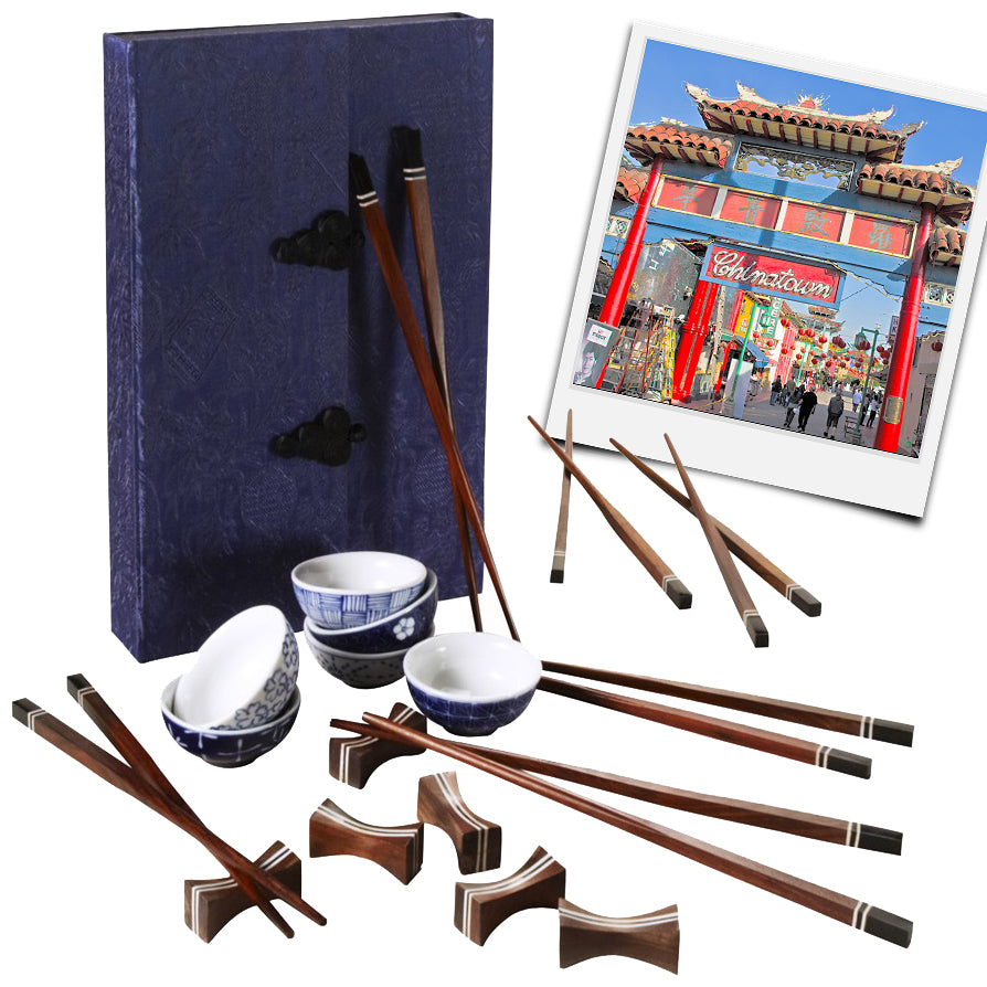 Unique Anniversary Gifts: 20th - China — Visit Chinatown & a Chopstick Set