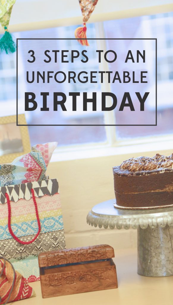 Three steps to an unforgettable birthday. #LiveLifeFair