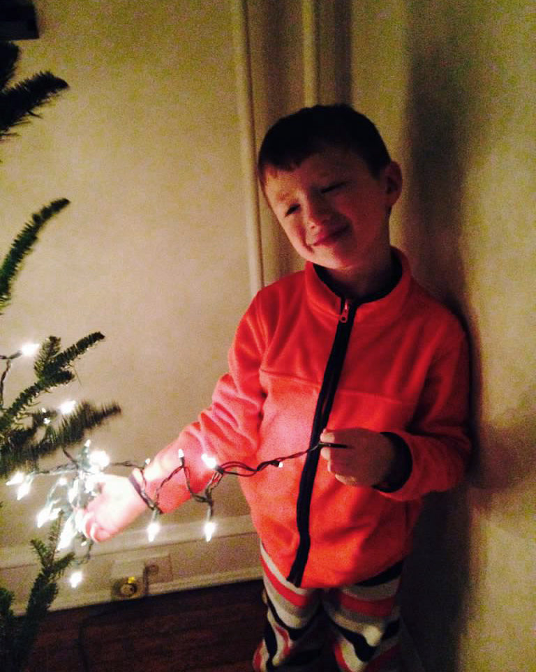 Our Christmas Tree Story. Traditions make way for tiny hands to try things their way.