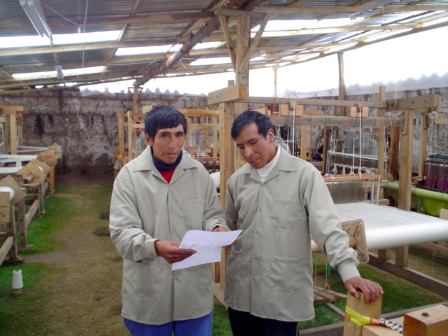 Celestino Hilario, Alpaca Fleece Weaver, Peru | Allpa | Ten Thousand Villages | Fair Trade