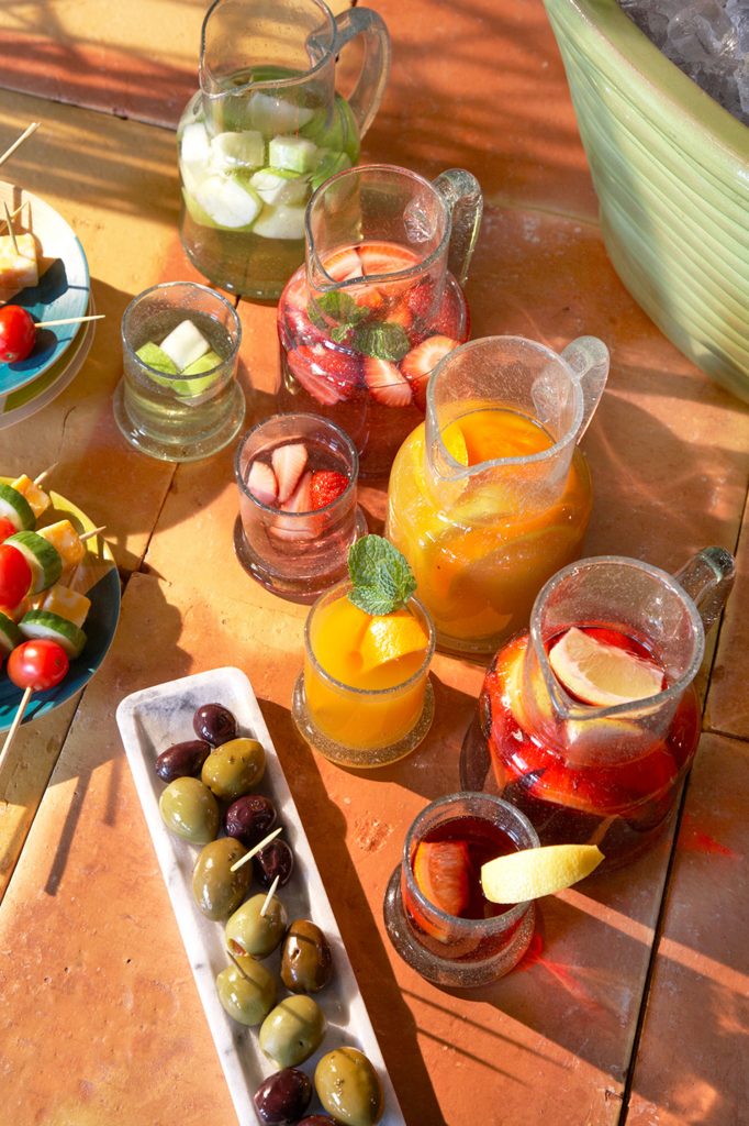 How to throw a Make Your Own Sangria Party, including Tapas!