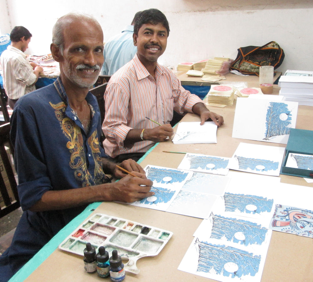 Swapan Sarkar from Silence, an artisan group that gives hope to the hearing impaired. #TenThousandVillages #FairTrade #LiveLifeFair