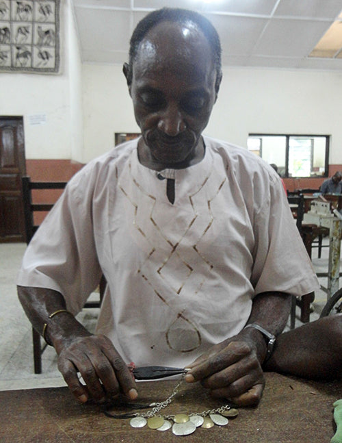 Alfred Mukare from Bombolulu Workshops in Mombasa, Kenya