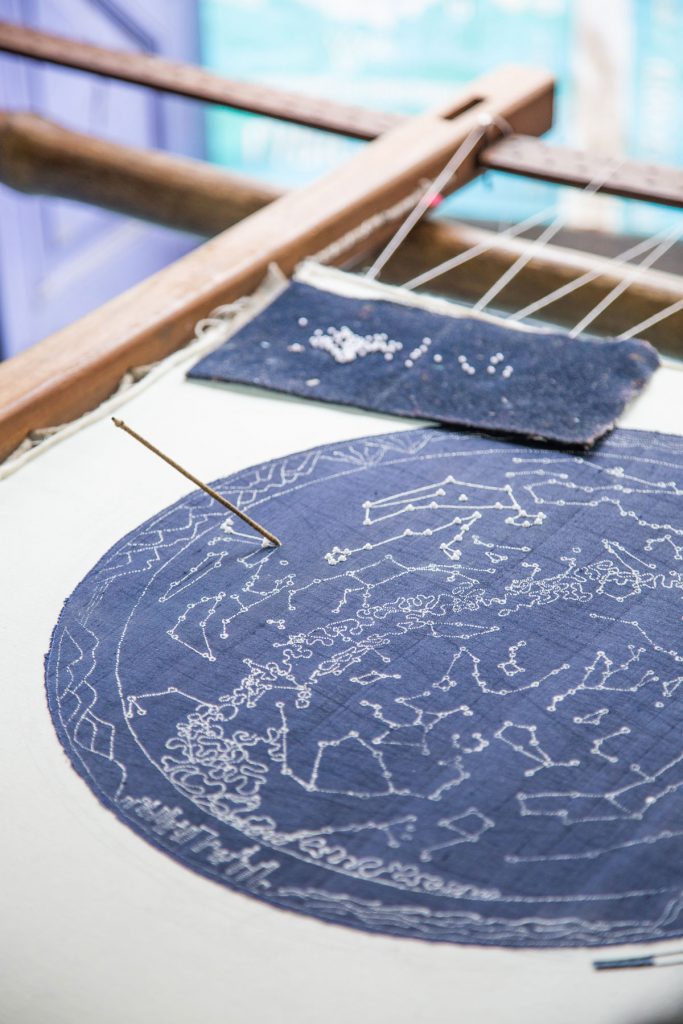 Constellations | Hand-embroidered
