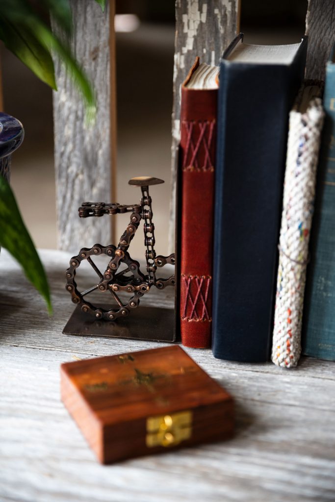 Dorm Decor | Bicycle Chain Bookends