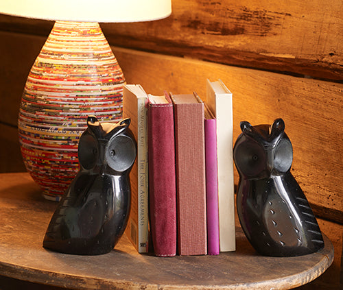 Ten Thousand Villages - bookends - reading nook