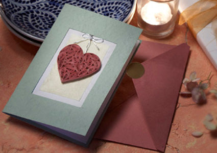 Filigree Heart Card