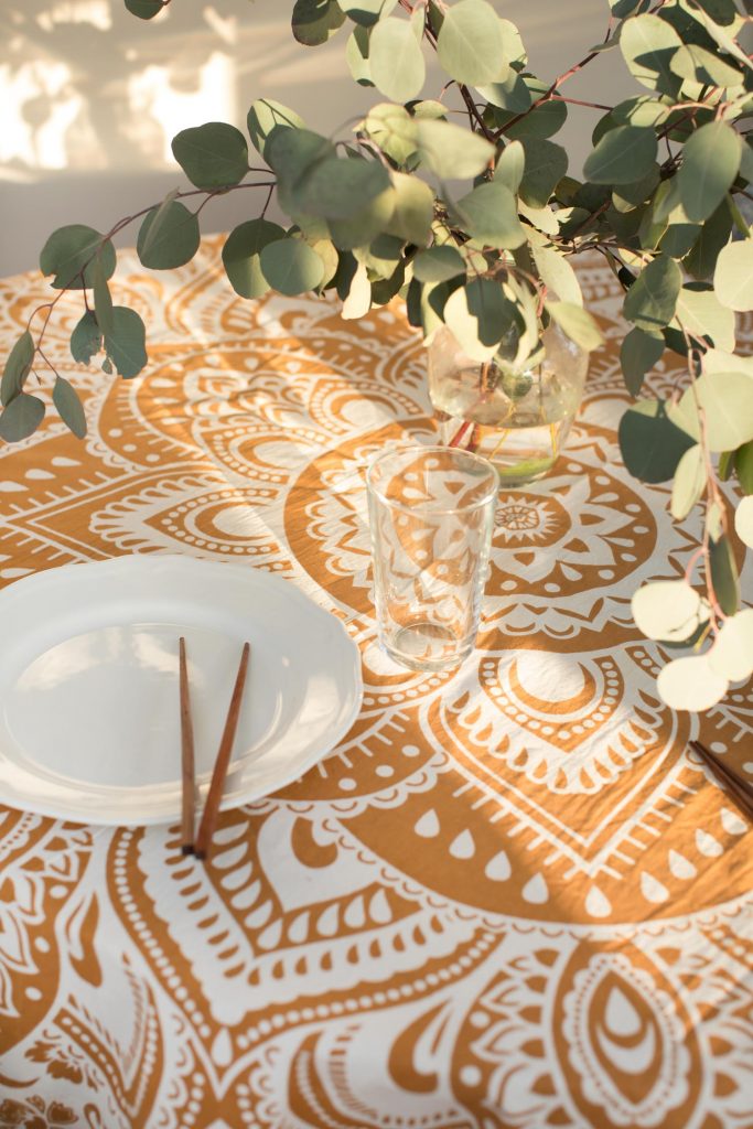 Eight Great Anniversary Gifts | Mandala Tablecloth