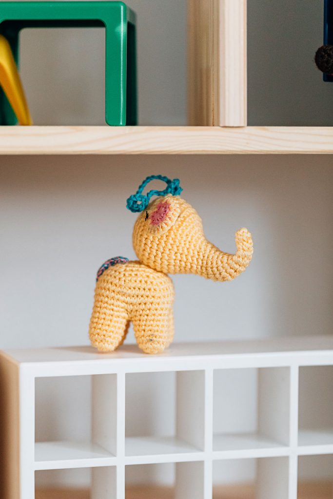 Ethical Baby Gifts | Hand-crocheted Elephant Ornament