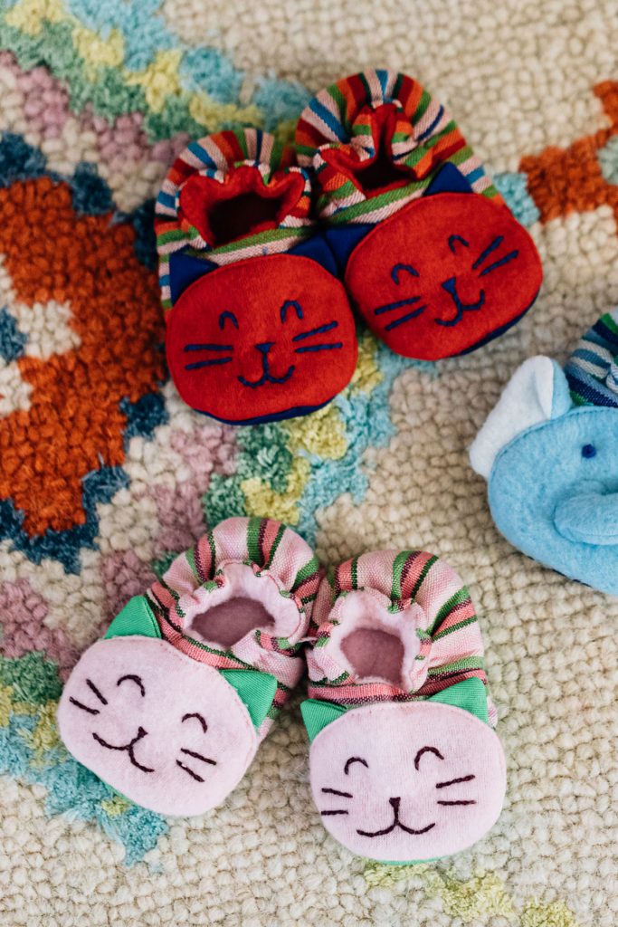 Ethical Baby Gifts | Smiling Kitty Booties