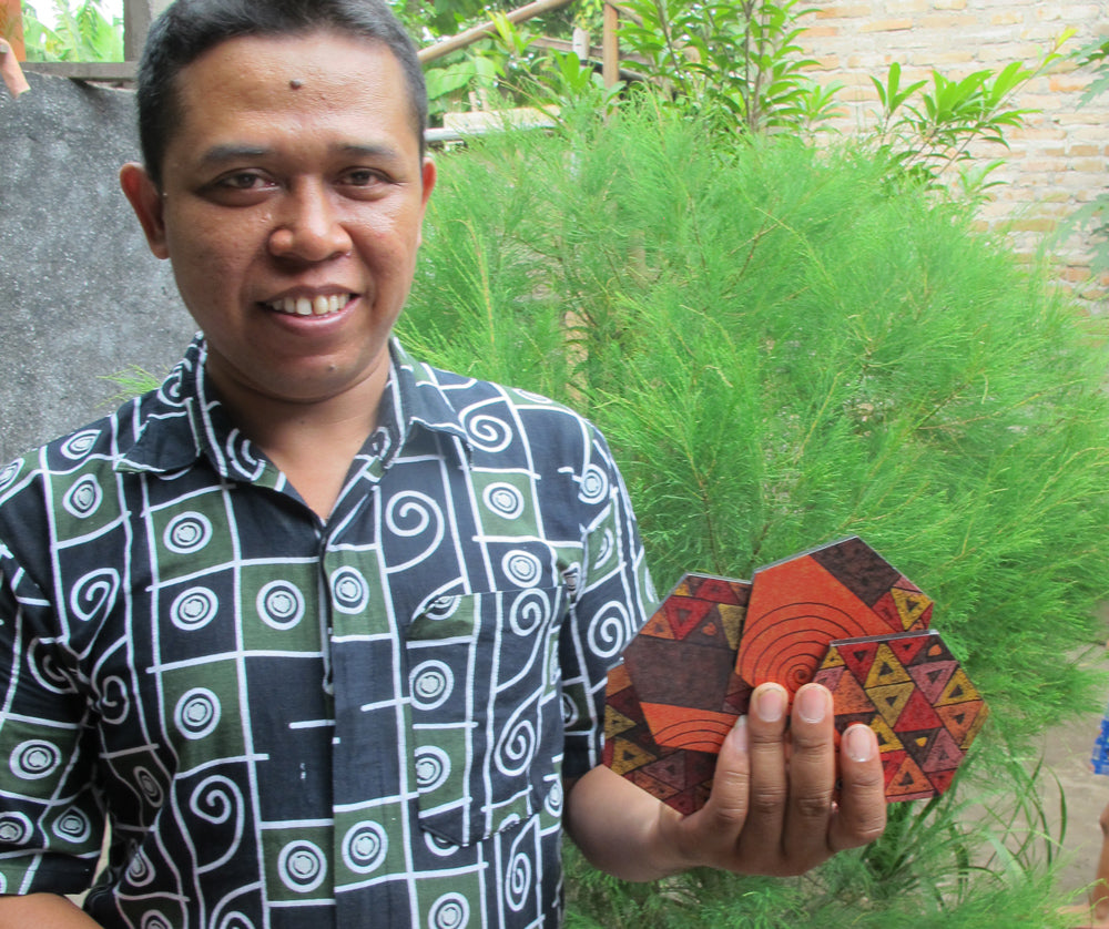 Klimt - Art Inspired - Coaster, Home Goods - Mr. Junedi, Indonesia - Fair Trade